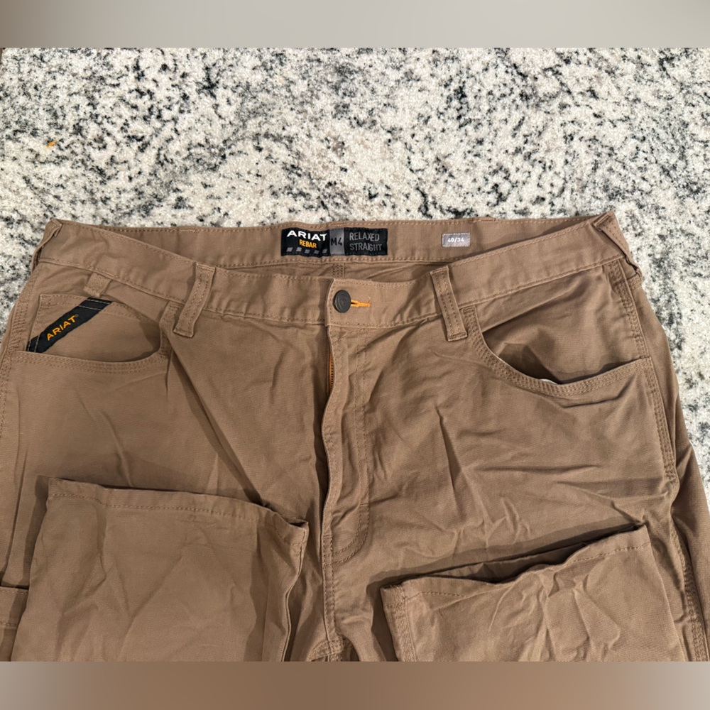 Ariat Men's Tan M4 Rebar Pants 40x34